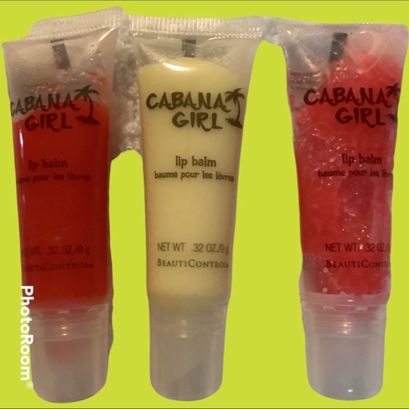 beauticontrol Other - Cabana Girl 3 pc. Lip Balm, Watermelon Daiquiri, Mango Daiquiri, Coco Loco, NWT!